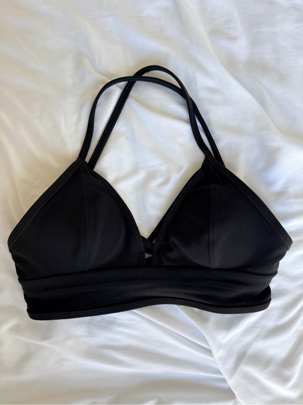 lululemon athletica Black Crisscross Strappy Sports Bra - Picture 2 of 4